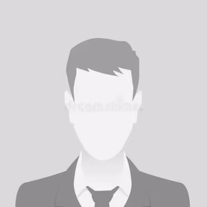 Default male profile avatar illustration in a suit and tie.